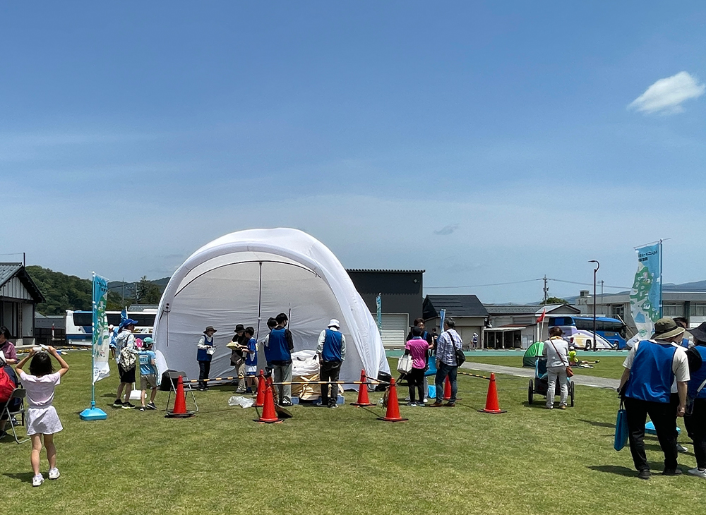 3. 越前大野名水マラソンにおける雪イベントの様子